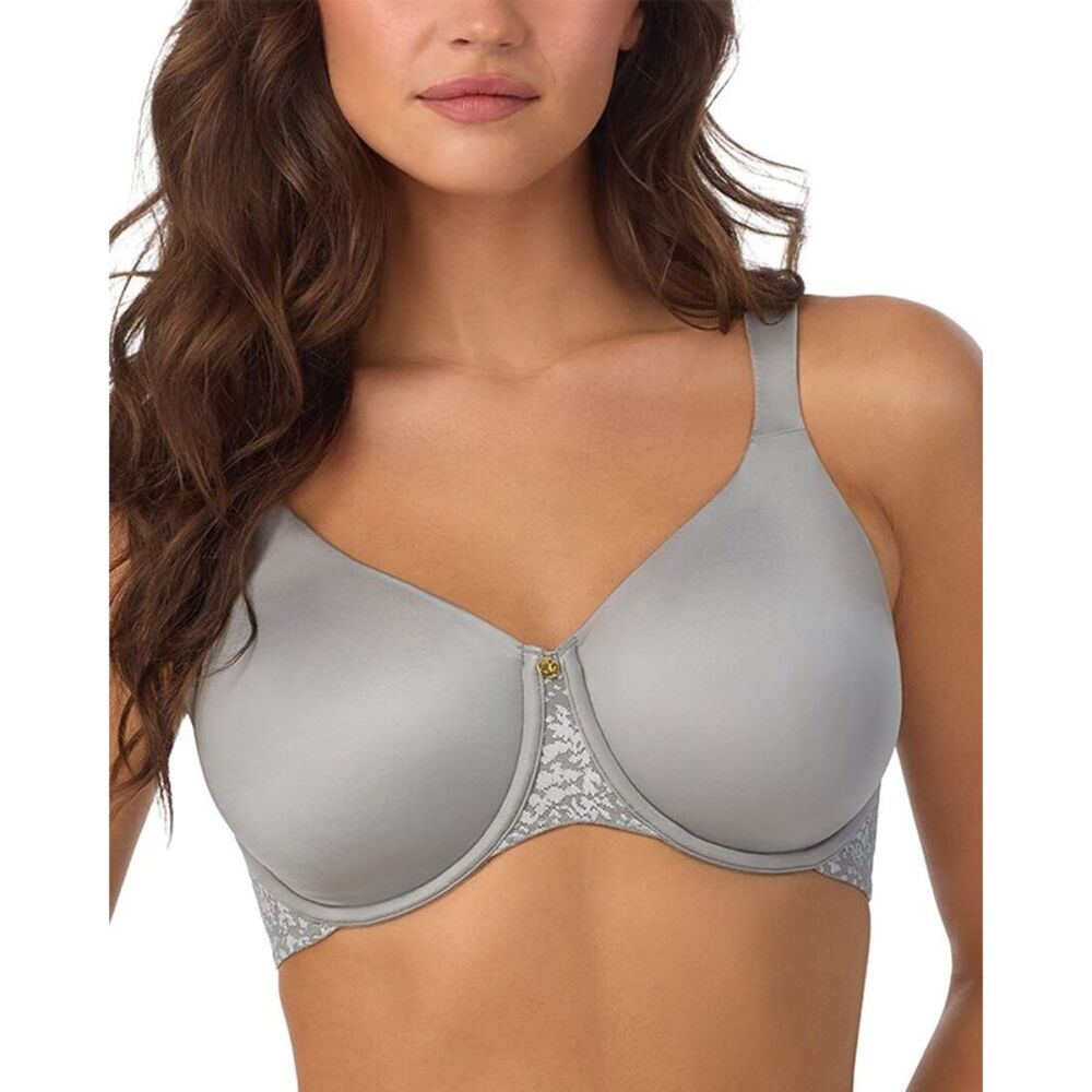 Le Mystere Womens Full Coverage Bra, Grey